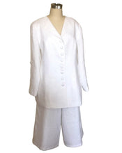 Classic Linen Jacket - Style #1901K (White)