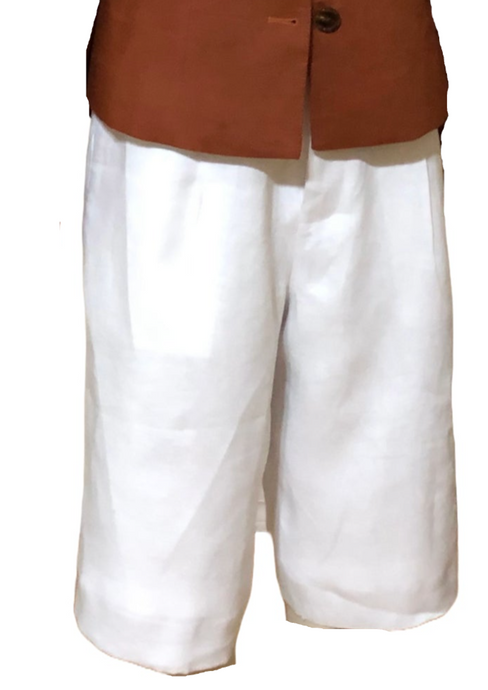 Classic Linen Shorts - Style #216K (White)