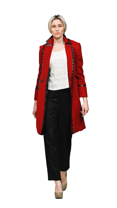 Red Wool Coat