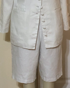 Linen Shorts - Style #216KL (White)