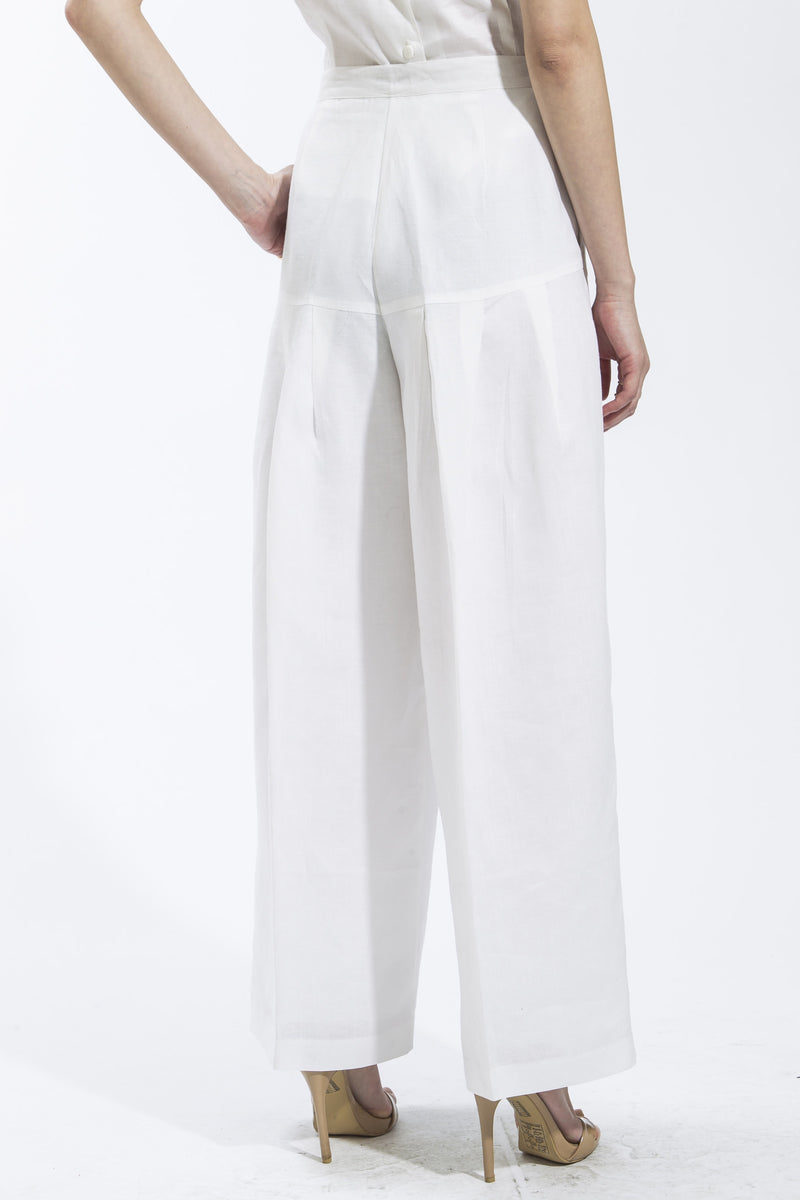 Made in NY - Fitted Yoke Wide Leg Pants (Style 1820) – JSong Way